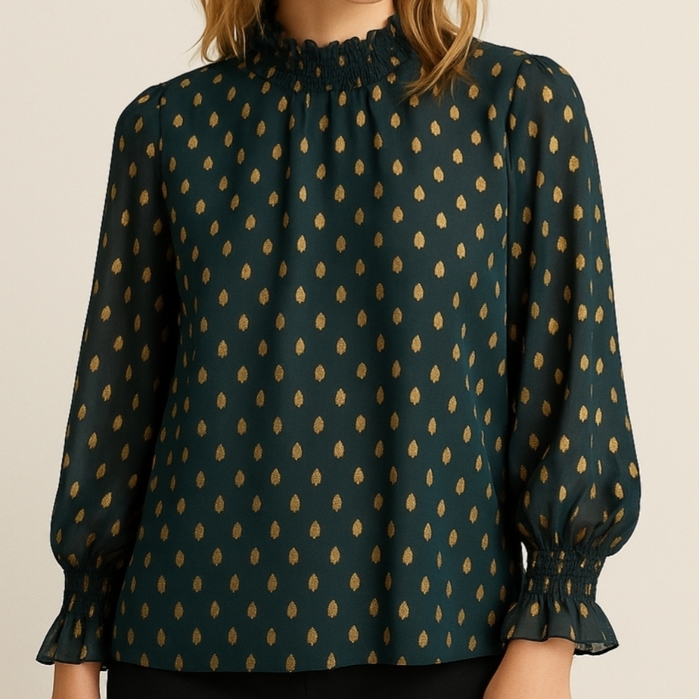 💙 Lane Bryant Lightweight Blouse Size 22